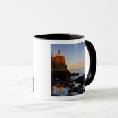 Split Rock Leuchtturm bei Sonnenuntergang bei zwei Tasse (VorderseiteRechts)