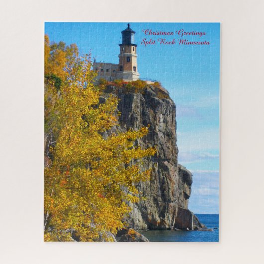 Split Rock Leuchtturm Lake Superior. Puzzle (Vertikal)