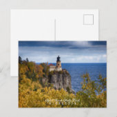 Split Rock Leuchtturm Minnesota Postkarte (Vorne/Hinten)