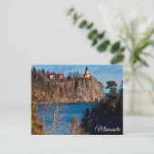 Split Rock Leuchtturm Minnesota Puzzle Postkarte (Stehend Vorderseite)
