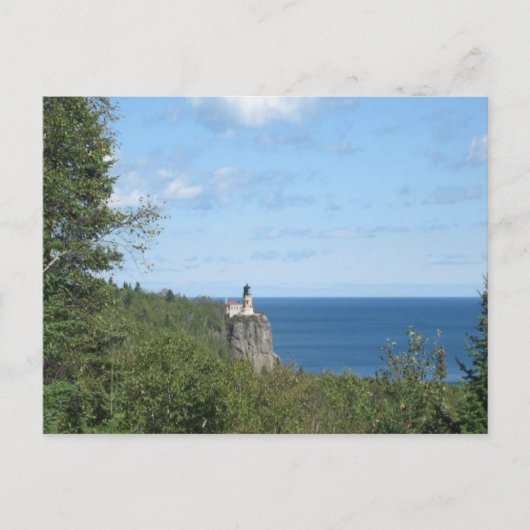 Split Rock Leuchtturm-Zwei Hafen Mn. Postkarte (Vorderseite)