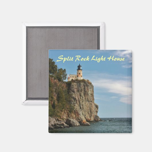 Split Rock Light House Magnet (Vorderseite/Rückseite)