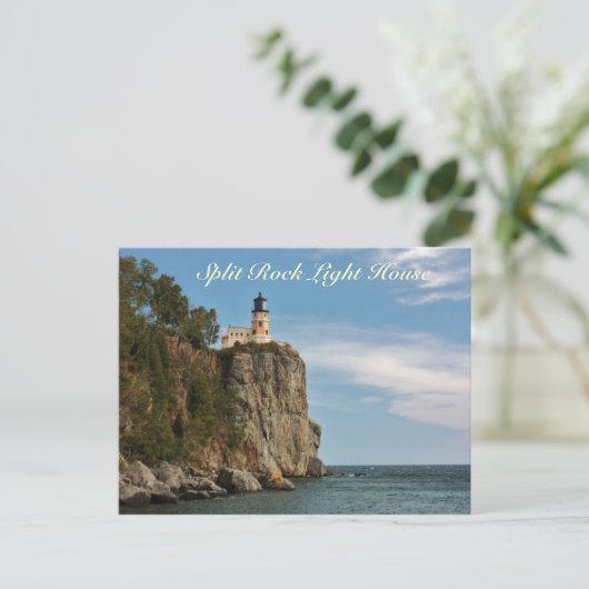 Split Rock Light House Postkarte (Stehend Vorderseite)