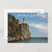 Split Rock Light House Postkarte (Vorne/Hinten)