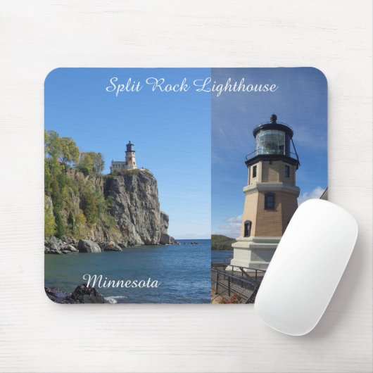 Split Rock Lighthouse 2 Bildermousepad Mousepad (Mit Mouse)