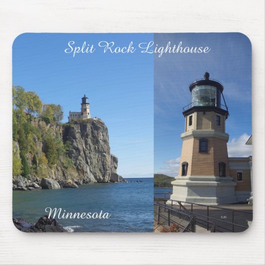 Split Rock Lighthouse 2 Bildermousepad Mousepad (Vorne)