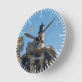 Split Rock Lighthouse ab Stranduhr Runde Wanduhr (Winkel)