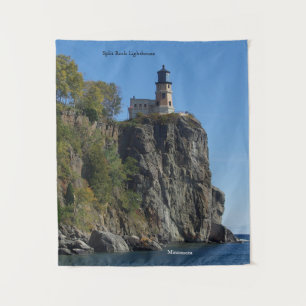 Split Rock Lighthouse aus Strandtapezierung Wandteppich
