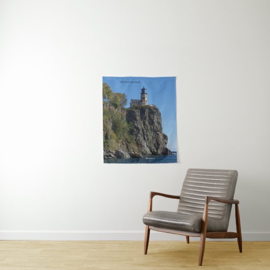 Split Rock Lighthouse aus Strandtapezierung Wandteppich (Beispiel)