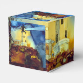 Split Rock Lighthouse bei Nacht Geschenkschachtel (Rückseite)