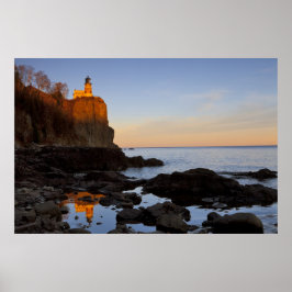 Split Rock Lighthouse bei Sonnenuntergang bei zwei Poster