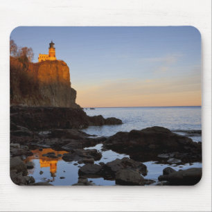 Split Rock Lighthouse bei Sonnenuntergang nahe Two Mousepad