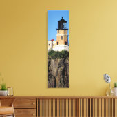 Split Rock Lighthouse Cliffside Vertikale Leinwand (Insitu (Wohnzimmer))