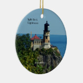 Split Rock Lighthouse Doppelseitiges Ornament (Rechts)