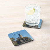 Split Rock Lighthouse from beach plastic coasters Getränkeuntersetzer (Rechte Seite)
