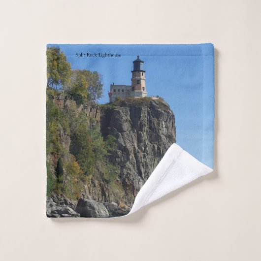 Split Rock Lighthouse Handtuchhandtuch Set (Waschlappen)