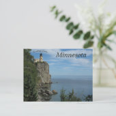 Split Rock Lighthouse in Minnesota Postkarte (Stehend Vorderseite)