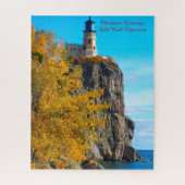 Split Rock Lighthouse Lake Superior. Puzzle (Vertikal)