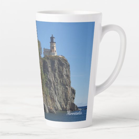 Split Rock Lighthouse Latte Tasse (Rechts)