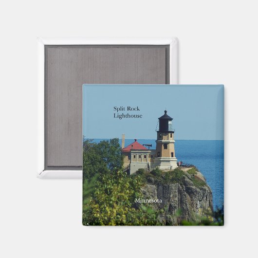 Split Rock Lighthouse Magnet (Vorderseite/Rückseite)