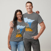 Split Rock Lighthouse Minnesota Aufkleber T-Shirt (Unisex)