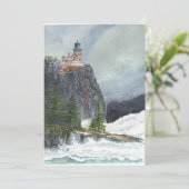 Split Rock Lighthouse Minnesota Danke Karte (Stehend Vorderseite)