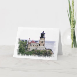 Split Rock Lighthouse Minnesota Foto Note Card Karte