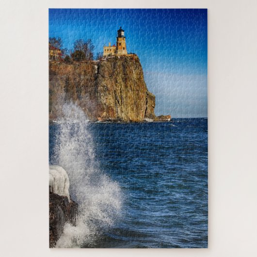 Split Rock Lighthouse Minnesota Jigsaw Puzzle (Vertikal)