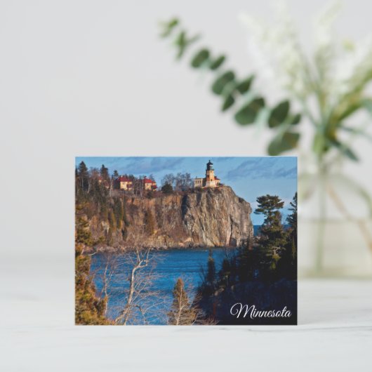 Split Rock Lighthouse Minnesota Jigsaw Puzzle Postkarte (Stehend Vorderseite)