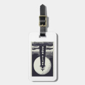 Split Rock Lighthouse Minnesota Moon Gepäckanhänger (Vorderseite vertikal)