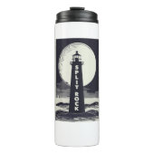 Split Rock Lighthouse Minnesota Moon Thermosbecher (Vorderseite)