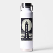 Split Rock Lighthouse Minnesota Moon Trinkflasche (Vorne)