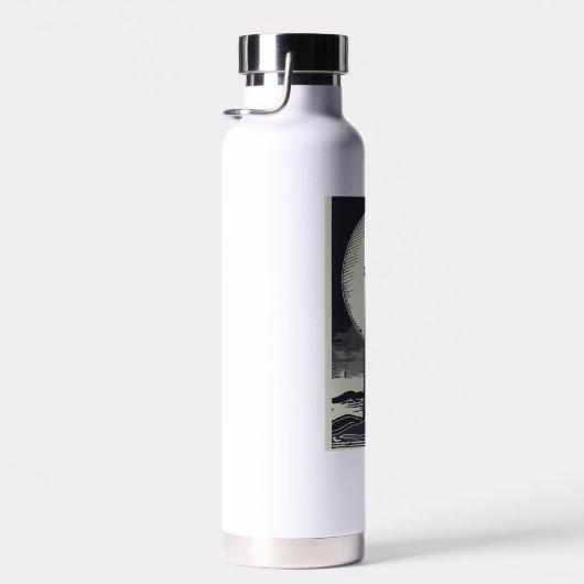 Split Rock Lighthouse Minnesota Moon Trinkflasche (Rechts)