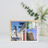 Split Rock Lighthouse, Minnesota (Multiview) Postkarte (Stehend Vorderseite)