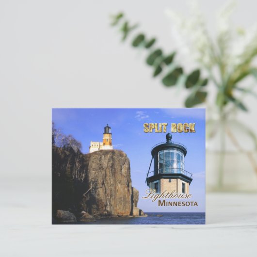 Split Rock Lighthouse, Minnesota Postkarte (Stehend Vorderseite)
