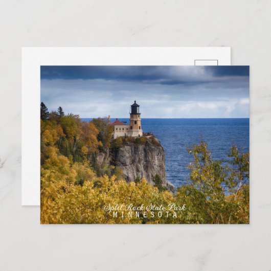 Split Rock Lighthouse Minnesota Postkarte (Vorne/Hinten)