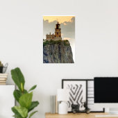 Split Rock Lighthouse Nah-up Poster (Heimbüro)