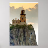 Split Rock Lighthouse Nah-up Poster (Vorne)