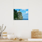 Split Rock Lighthouse - Ölmalerei Poster (Küche)