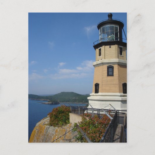 Split Rock Lighthouse Postkarte (Vorderseite)