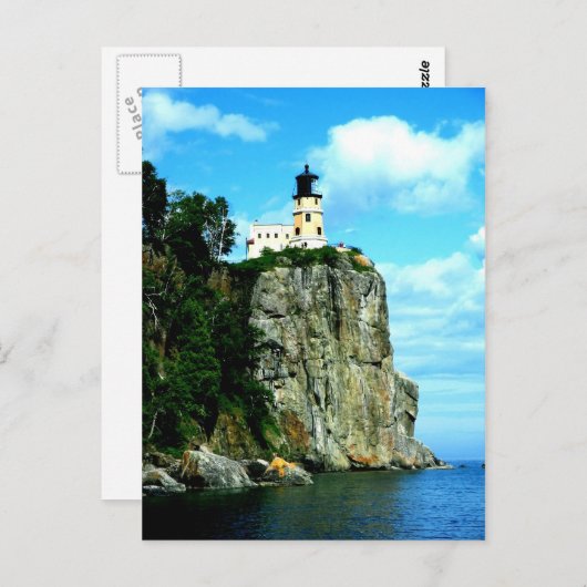 Split Rock Lighthouse Postkarte (Vorne/Hinten)