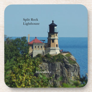 Split Rock Lighthouse Set von 6 Untersetzer aus Ku