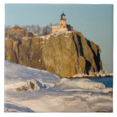 Split Rock Lighthouse Staat Park am See Fliese (Vorderseite)