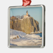 Split Rock Lighthouse Staat Park am See Ornament Aus Metall (Links)