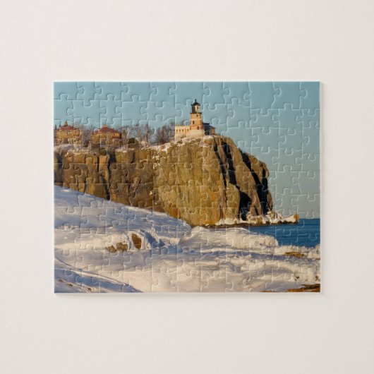 Split Rock Lighthouse Staat Park am See Puzzle (Horizontal)