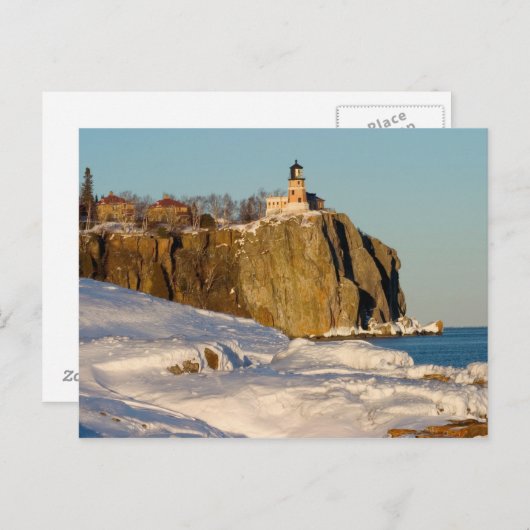 Split Rock Lighthouse Staat Park/Park/Garten: Postkarte (Vorne/Hinten)