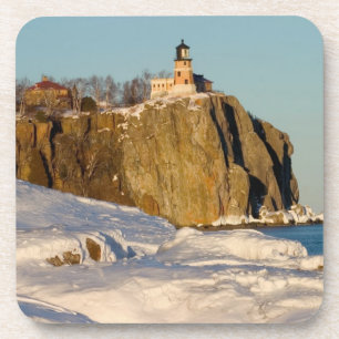 Split Rock Lighthouse State Park am See Getränkeuntersetzer