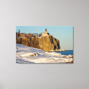 Split Rock Lighthouse State Park am See Leinwanddruck