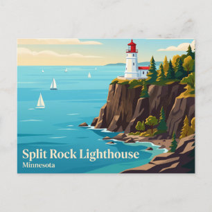 Split Rock Lighthouse State Park USA Postkarte