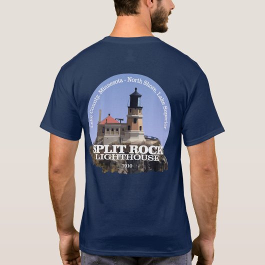 Split Rock Lighthouse T-Shirt (Rückseite)